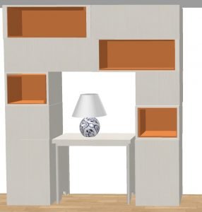 Aménagement d'un appartement - Paris 15 13 Biblio entree