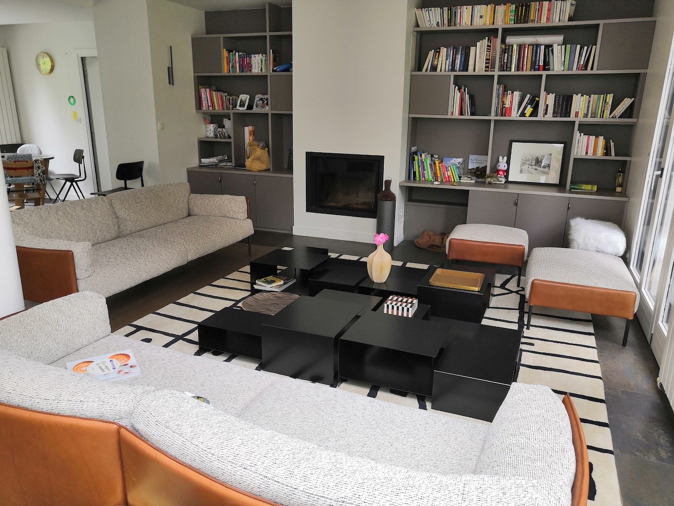 Aménagement intérieur & éclairage d'une maison - Garches 2 Salon2_R