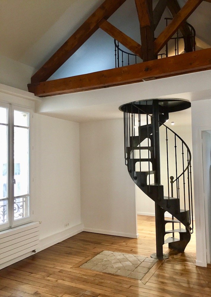 Aménagement d’une mezzanine dans une petite maison - Charenton Le Pont 1 Mezzanine_de_charme_R