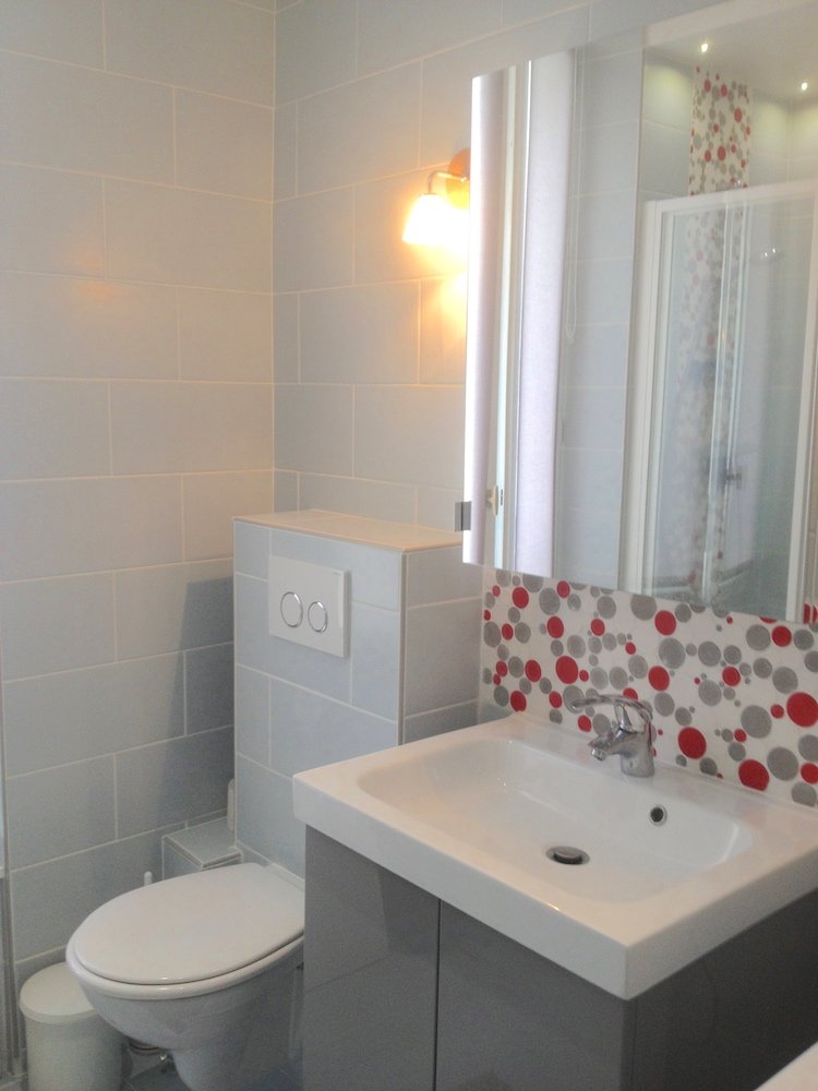 Aménagement d'un petit espace - Charenton Le Pont 4 salle de bain après rénovation