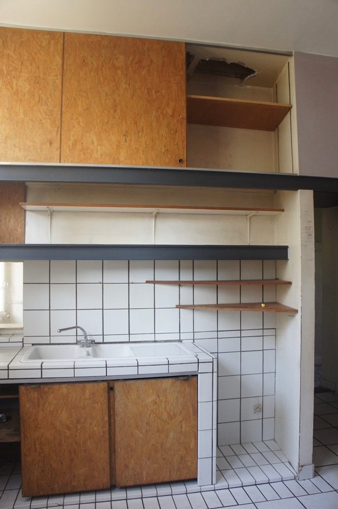 Rénovation d'un appartement style atelier - Charenton Le Pont 15 cuisine_avant_Rénovation