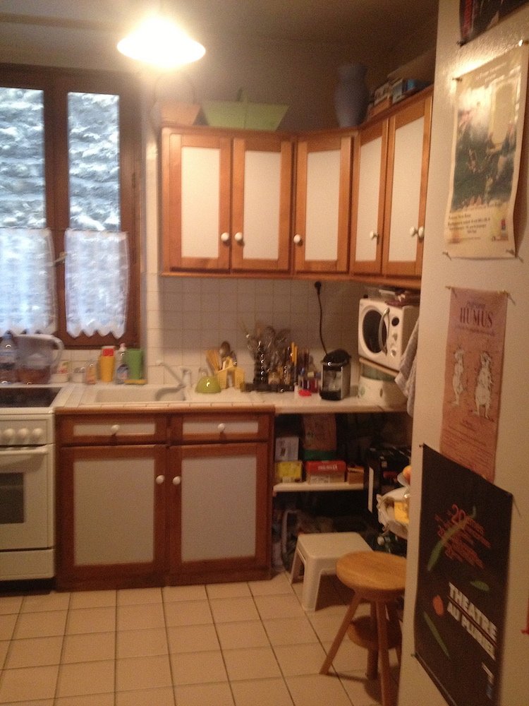 Aménagement d'un petit espace - Charenton Le Pont 12 cuisine_avant2_rénovation