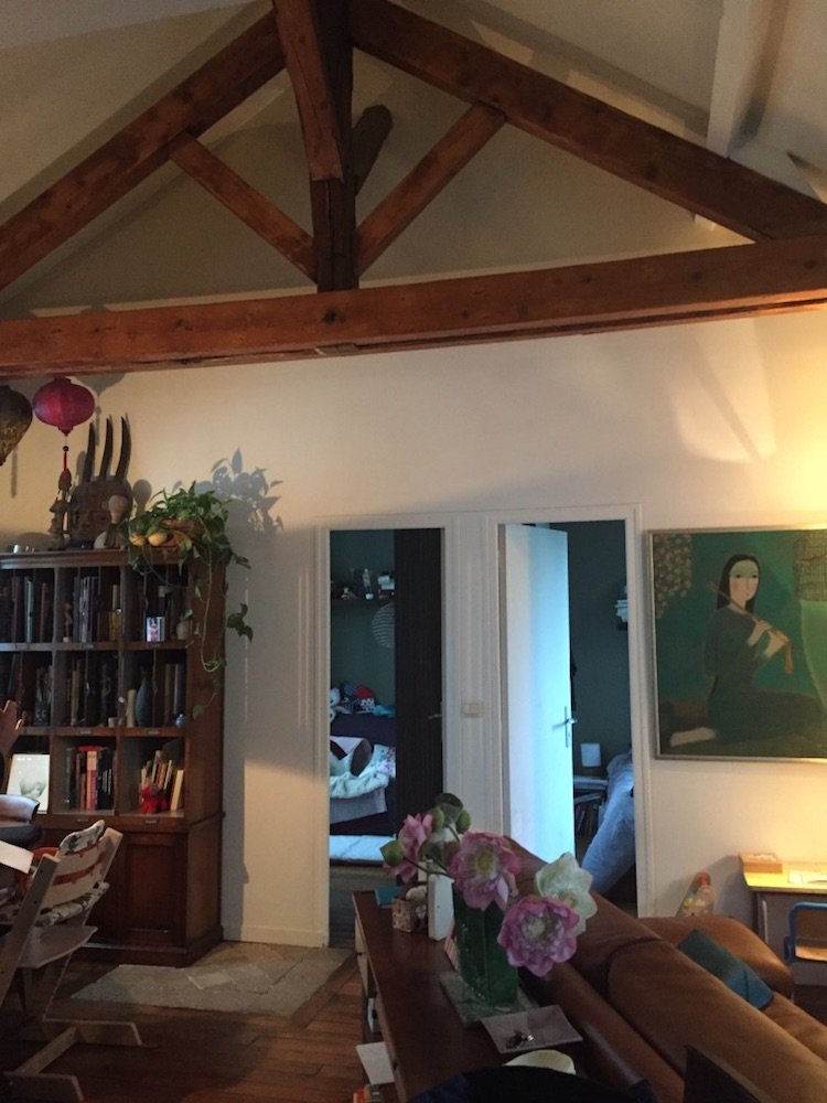 Aménagement d’une mezzanine dans une petite maison - Charenton Le Pont 5 salonavant_R