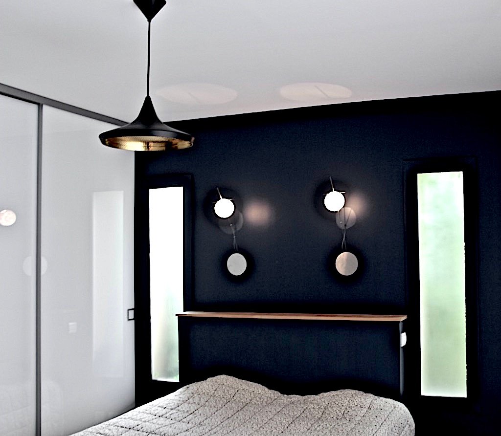 Décoration et éclairage intérieur d'une maison - Cachan 3 Chambre_parentale_clairdelune_R