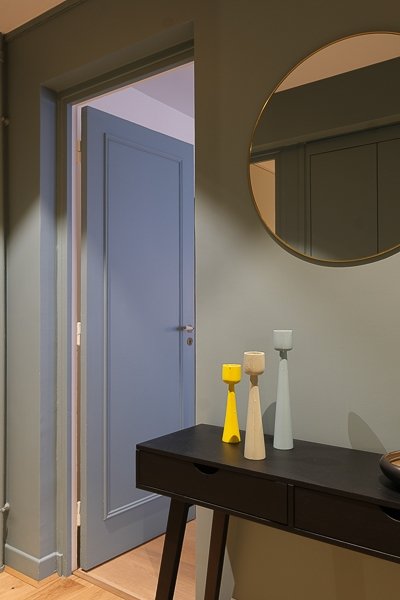 Entrée de l’appartement rénové Paris 9